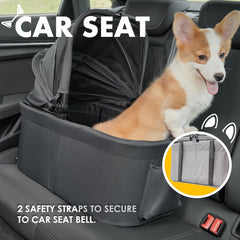 Zoosky 3-in-1 pet stroller waterproof pad simplifies cleanup after outings.