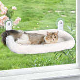 Zoratoo cat window perch with cozy cushion for comfy naps in sun