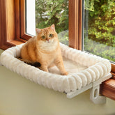 Zoratoo Cloud-Cuddle Window Perch assembly enables quick, tool-free setup for cats.