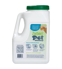 Zorbent Pet Cleanup odor-elimination at the source for fresh rooms.