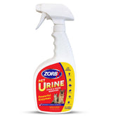 ZORBX pet urine remover spray 24oz bottle for quick odor elimination on carpets