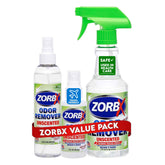 ZORBX unscented odor eliminator 16oz bottle for fast odor removal in rooms
