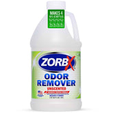 ZORBX unscented odor eliminator 64oz bottle safely neutralizes tough smells