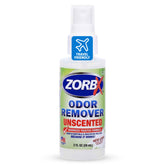 ZORBX unscented odor eliminator bottle neutralizes smells in rooms