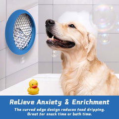 ZOURYNUA dog bowl promotes dental-friendly licking by encouraging saliva and grooves.
