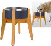 ZPirates dog bowl stand 12-inch height elevates feeding for large breeds