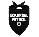 ZPPRJF Squirrel Patrol Bandana front view, stylish everyday wear for dogs