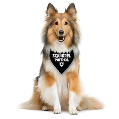 ZPPRJF Squirrel Patrol Bandana wedding setup, festive canine styling