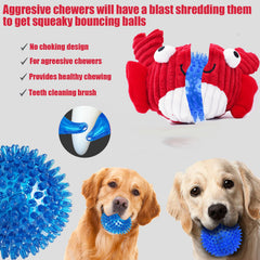 Zrbtk Blue Whale squeak toy offers durable chew and fetch-friendly fun.