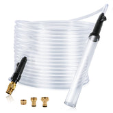 ZRDR Aquarium Siphon Cleaner assembled for quick setup and convenient water changes.