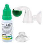 ZRDR glass drop checker kit front view for steady planted-tank CO2 monitoring.