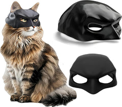 ZREVSB cat bat mask front view showing strap-free fit and lightweight design.