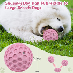 ZRIFAQESW indestructible dog ball bite test highlights long-lasting chew sessions.
