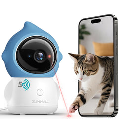 ZUMIMALL pet camera indoor laser toy for interactive play
