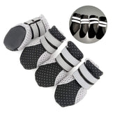 Zunea dog boots with breathable mesh upper keep paws cool during summer walks