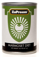 ZuPreem Marmoset Diet Food package supports balanced daily nutrition for tamarin care.