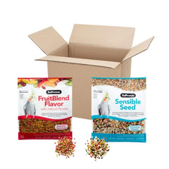 ZuPreem FruitBlend pellets bundle 2lb for medium birds promoting balanced nutrition and enrichment.