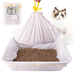 Zuqqony litter box liners 37x18 inches ready for XL boxes, clean containment