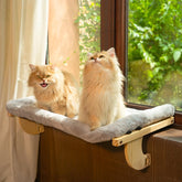 Zuvmi oversized cat window perch being assembled for quick setup and stability.