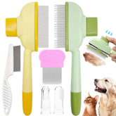 Zyluria flea comb kit closeup for gentle grooming and stress-free brushing