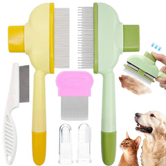 Zyluria flea comb kit closeup for gentle grooming and stress-free brushing