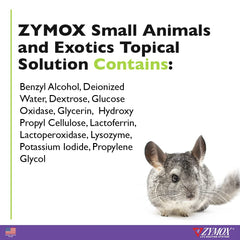 Applying Zymox to a dog's ear for soothing relief and comfort
