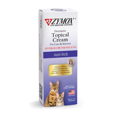 ZYMOX Cat Cream 1oz front view for soothing itchy skin