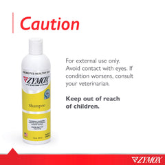 Zymox Enzymatic Shampoo for cats care scene shows gentle cleansing for sensitive skin