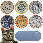 ZYUTONG whisker-friendly 5.5 inch ceramic cat bowl reduces whisker fatigue during meals