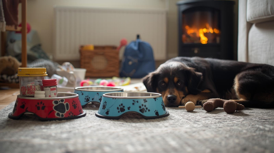 Pet relaxing at home as part of a daily routine