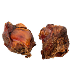 123 Treats Knee Cap Beef Bones raw bites emphasize premium USA grass-fed beef.
