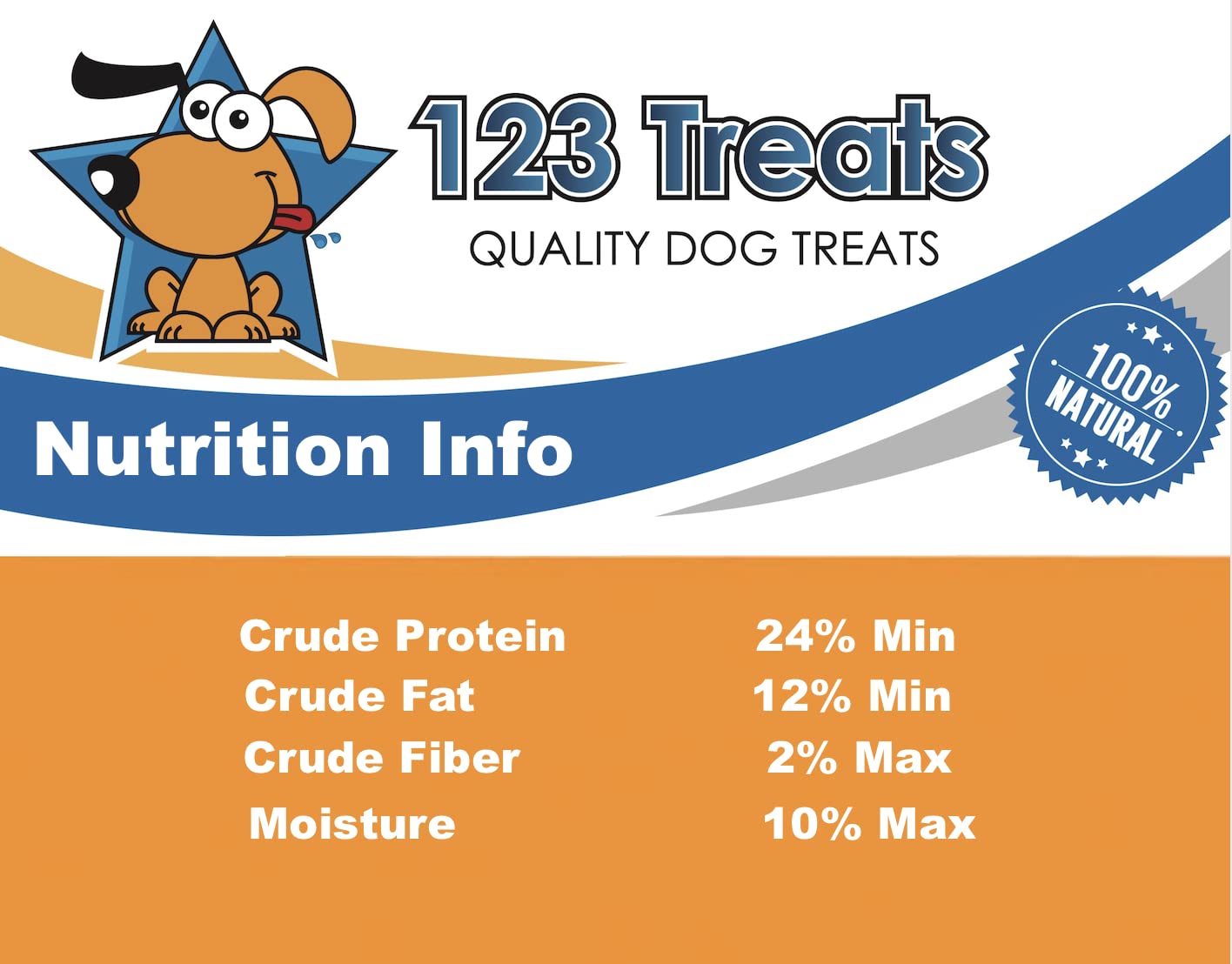 123 Treats pig ears size-compatibility—suitable for small to large breeds