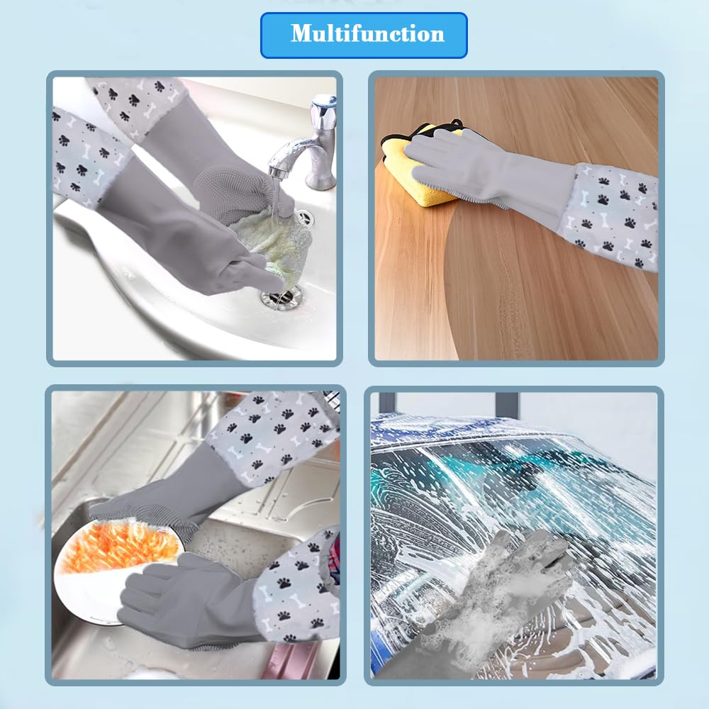 1TO3GO pet grooming gloves suitable for dogs, cats, rabbits, and horses during grooming.