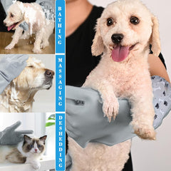 1TO3GO silicone gloves multi-purpose-use for pets and household cleaning tasks.