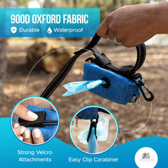 2 Brothers Wholesale poop bag dispenser built-in-bags: ensures ready waste pickup on the go.