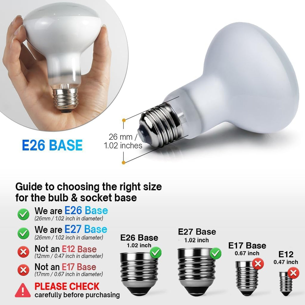 24 Nha&FACA 2-pack heat bulbs ready for ongoing reptile warmth