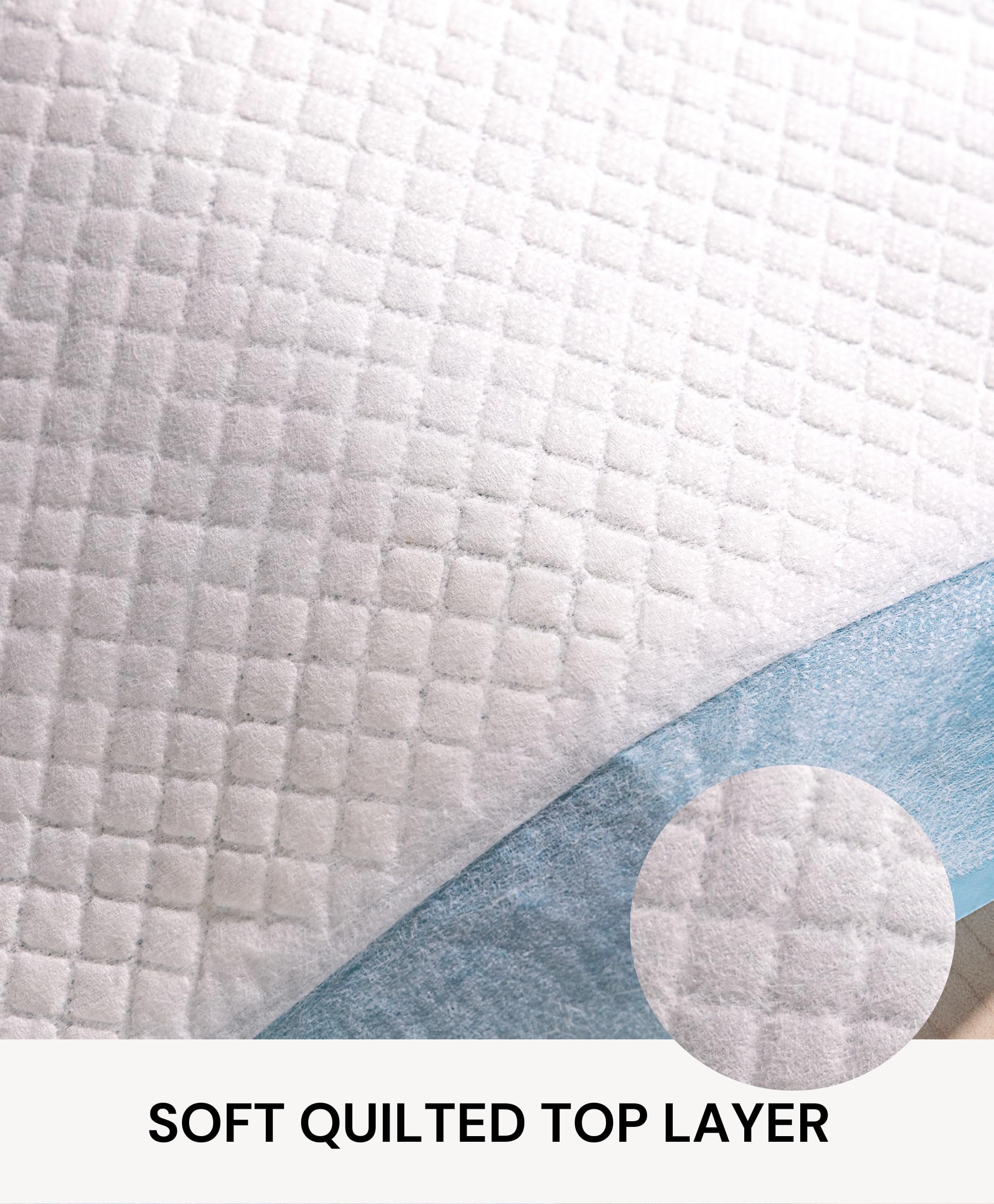 24/7 BAGS X-Large Puppy Pads quick-drying feature supports busy households.