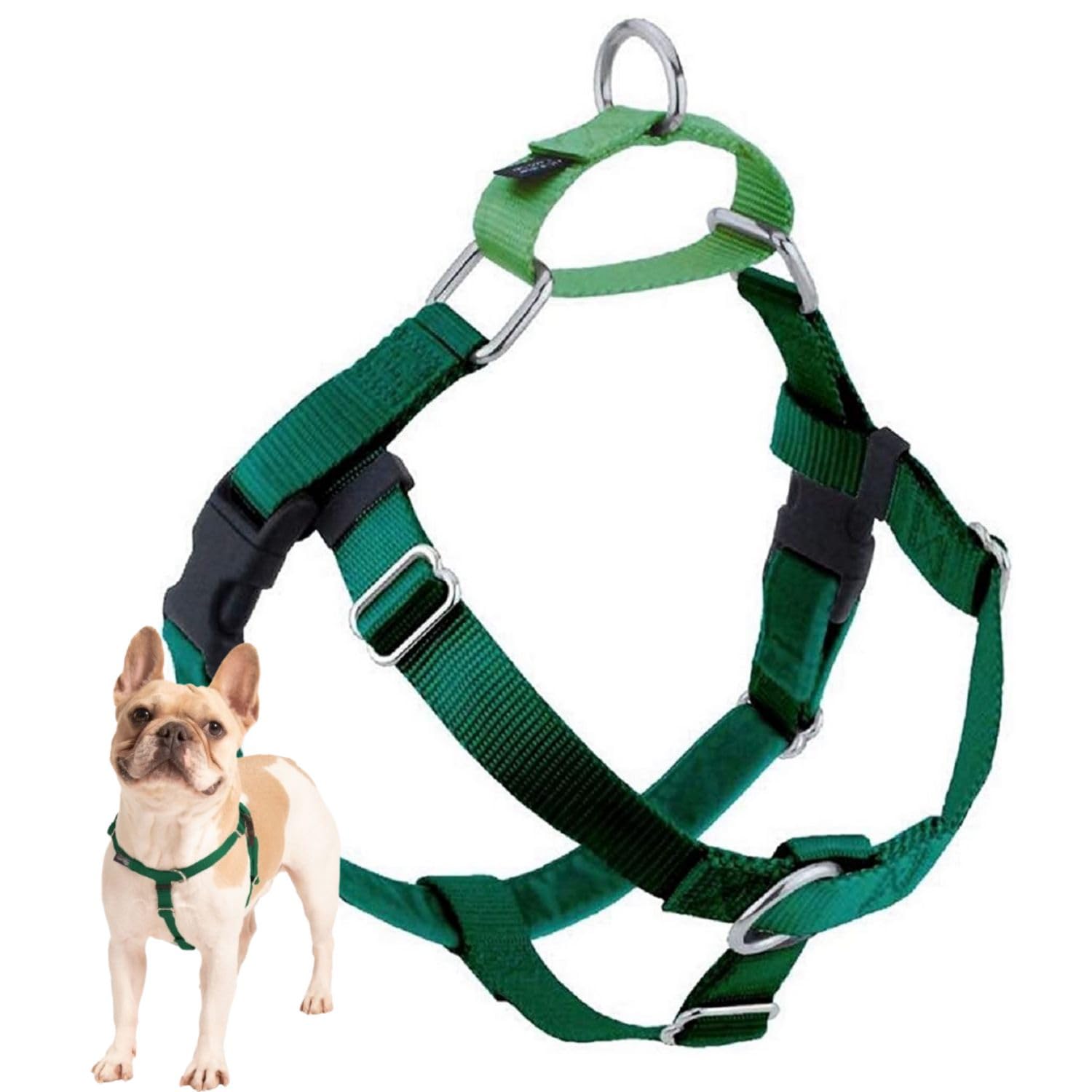 2 Hounds Design Freedom No Pull harness closeup velvet lining for comfort