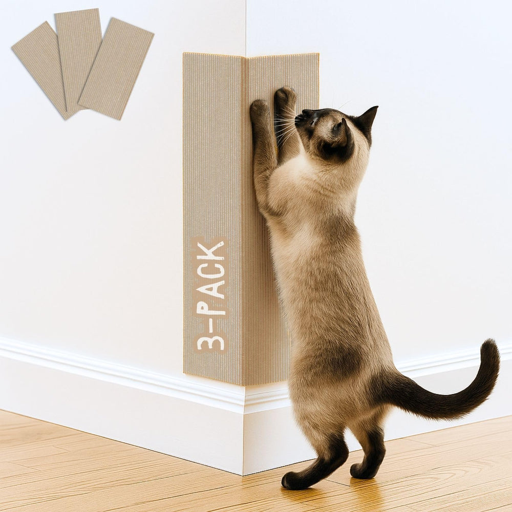 2ME Cat Scratch Mat beige front view for furniture protection and claw engagement