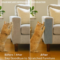 2ME Cat Scratch Mat floor-use demonstrates versatile scratch surface