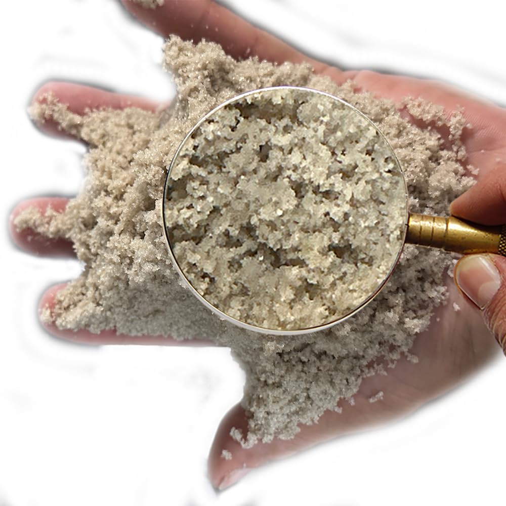 2 Pounds Natural Sand laid on a water table creates a spill-friendly play surface.