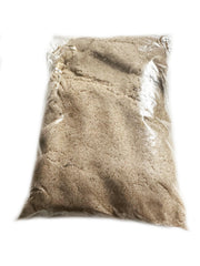2 Pounds Natural Sand shows a wet-feel texture ideal for pours and tactile play.