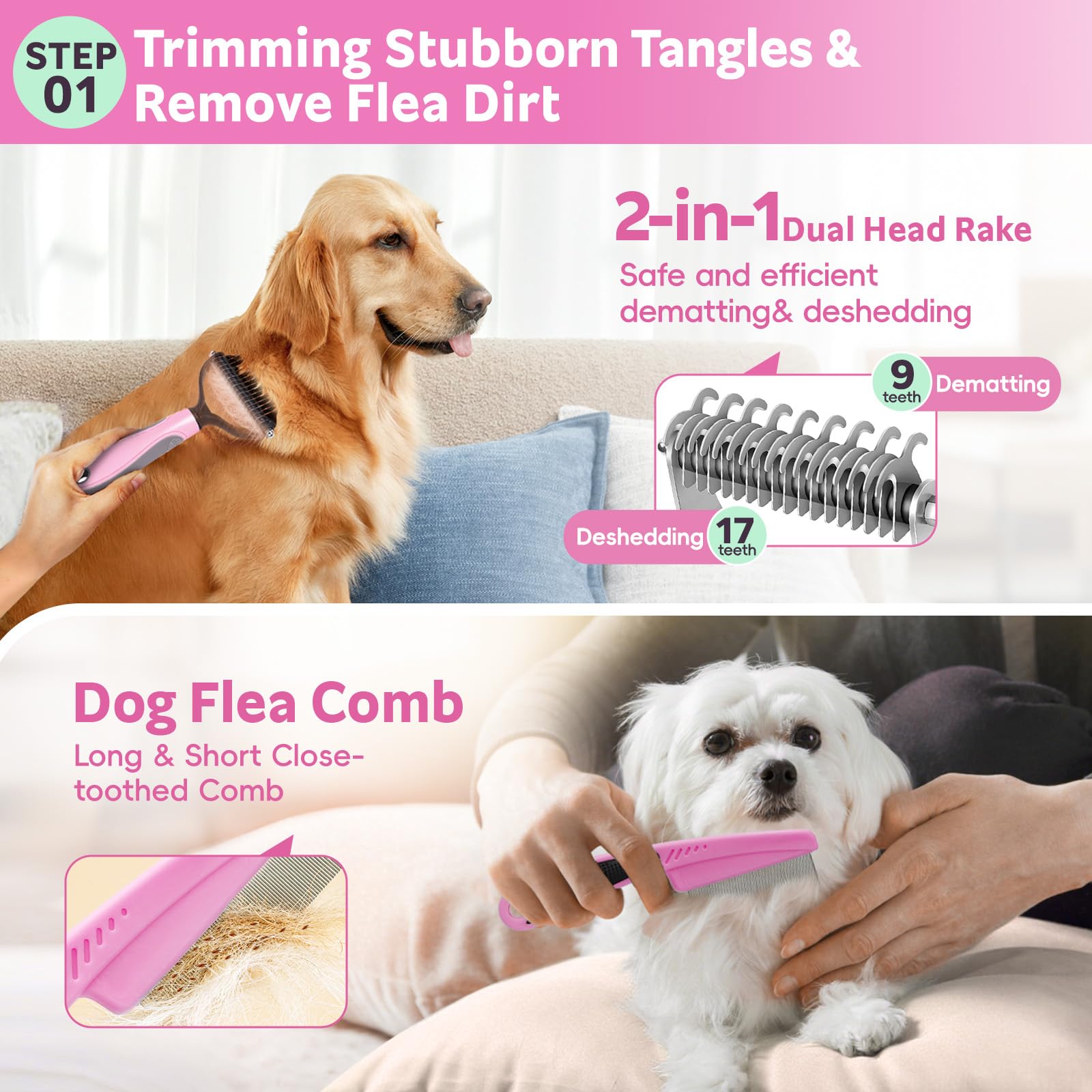 2TRUL bath grooming kit dog nail trimmers deliver precise nail shaping safely