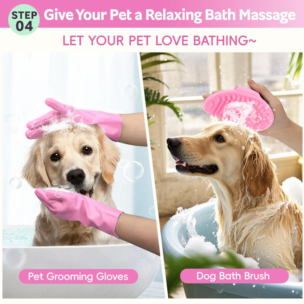 2TRUL bath grooming kit flea comb removes debris and helps flea control