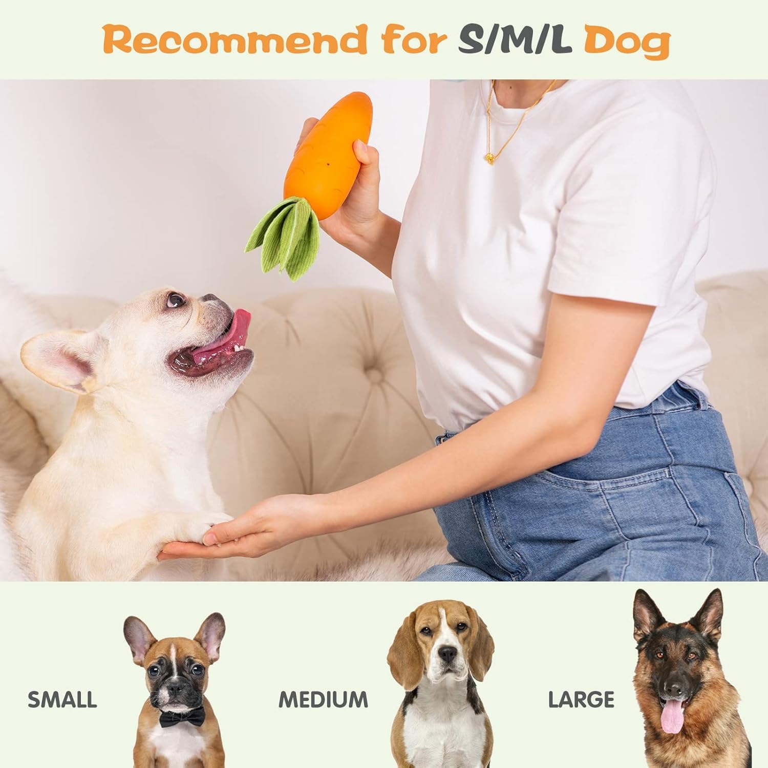 2TRUL dog toy versatile for all breeds with anxiety-relief and boredom relief.