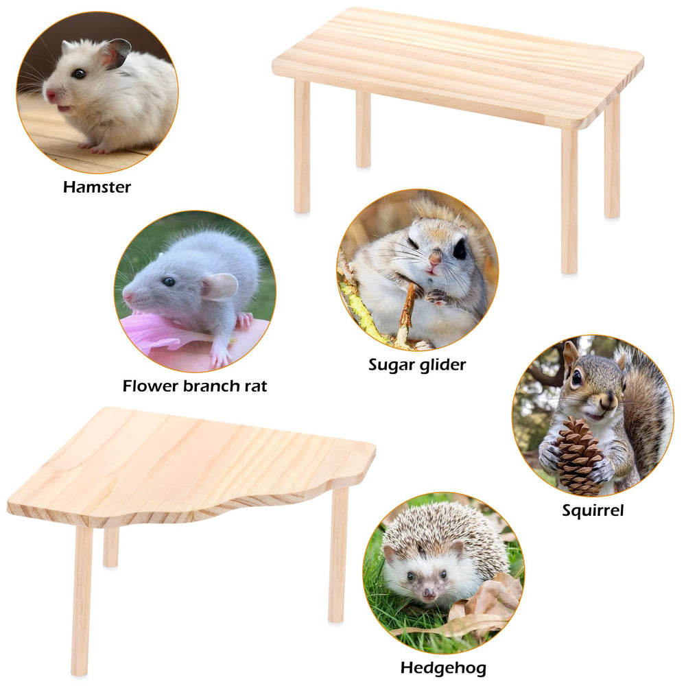 3BAO hamster platform stackable layout ideal for creating multi-level cages.