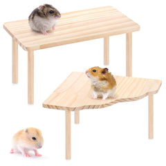 3BAO hamster platform two-piece assembly demonstrating modular design for layered cage spaces.