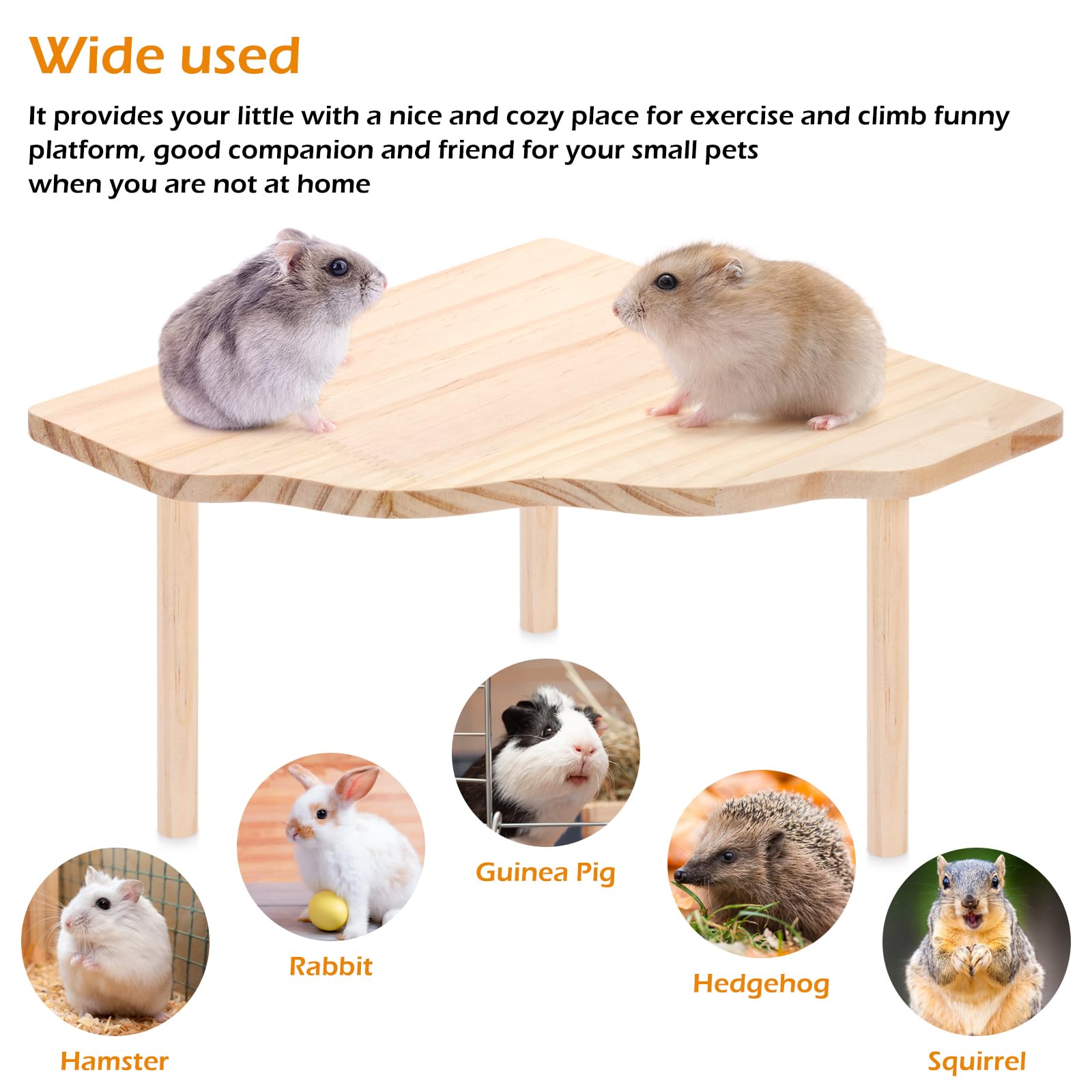 3BAO hamster platform waterproof surface cleans easily after play sessions.