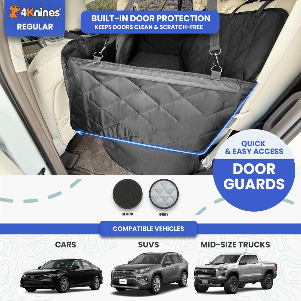 4Knines built-in door protector with EZ Open design in action.
