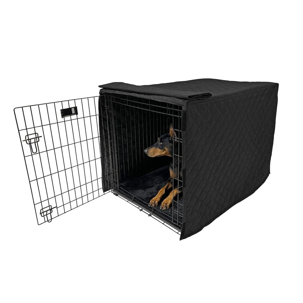 4Knines crate cover roll-up panel setup demonstrates adjustable access and airflow